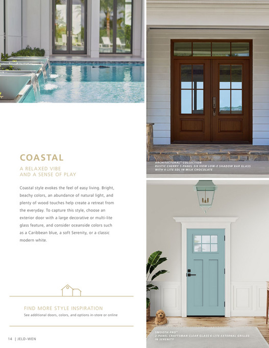 JELDWEN THD THD Exterior Door Style Collection Look book Page 1415