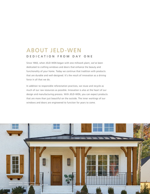 JELDWEN THD THD Exterior Door Style Collection Look book Page 23