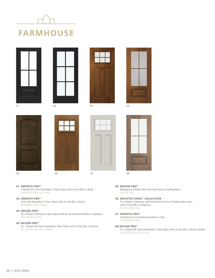 JELD-WEN - THD - THD Exterior Door Style Collection Look book - 36