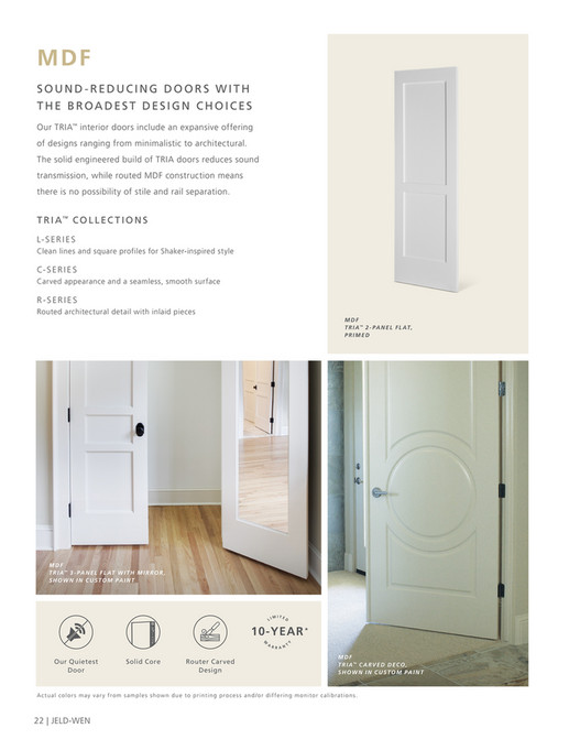 JELD-WEN - THD - THD Interior Doors Shop By Style - Page 24-25