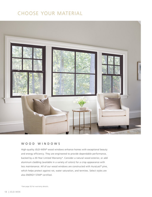 JELDWEN THD THD Windows and Patio Doors Brochure Page 1819
